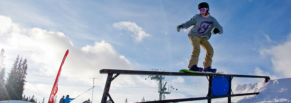 Wintersports insurance for terrain parks